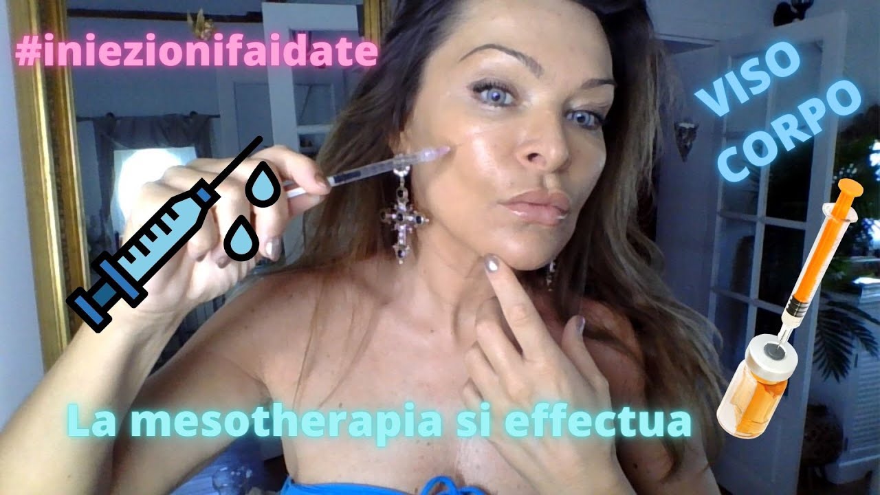 Iniezioni filler e botox , mesoterapia fai da te sul viso o sul corpo.