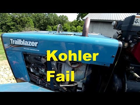 Miller Trailblazer 325 EFI 887 Hour Review Kohler Fail
