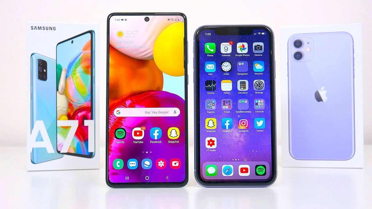 iPhone 11 vs. Samsung Galaxy A71 Comparison! Which Is Better?