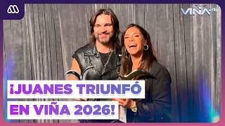 ¡Tremendo show! Las impresiones de Juanes tras su exitosa presentación en Viña 2026