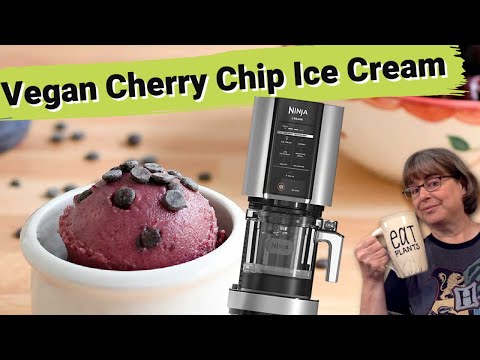 Vegan Cherry Chocolate Chip Ice Cream: A Healthy Ninja Creami Recipe
