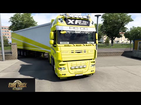 Trelleborg To Karlskrona Sweden | DAF XF 105 Gameplay | ETS2 1.48