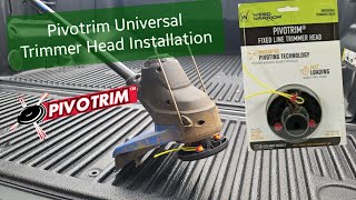 DIY Kobalt 40V Max Trimmer replacement / Pivotrim Universal Trimmer Head Installation