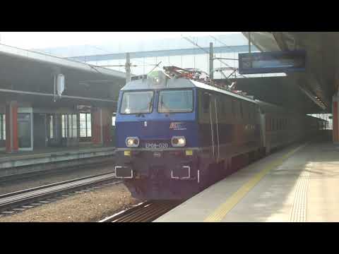 EP09-020 Kraków Główny z pospiesznym InterCity "Matejko" nr IC3810 Przemyśl - Świnoujście