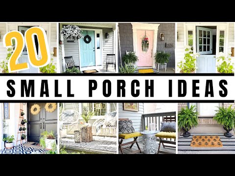 20 Of The BEST Tips For Styling A Small Front Porch!