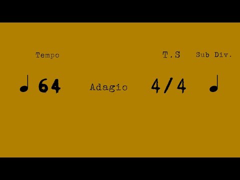 METRONOME - 64 BPM ADAGIO