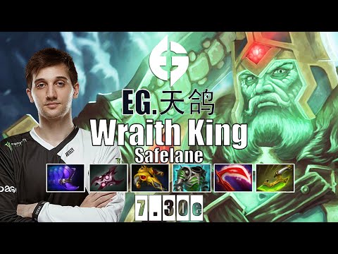 Wraith King Safelane | EG.Arteezy | TOP 1 RANK RTZ GOD ARMLET 15 KILLS | 7.30e Gameplay Highlights