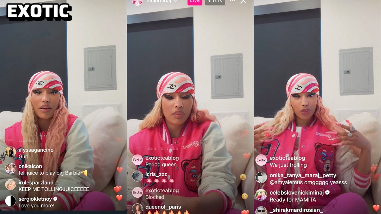 Nicki Minaj Plays New music that’s on the pink Friday2 Deluxe😱And Talk about Rihanna not being on it