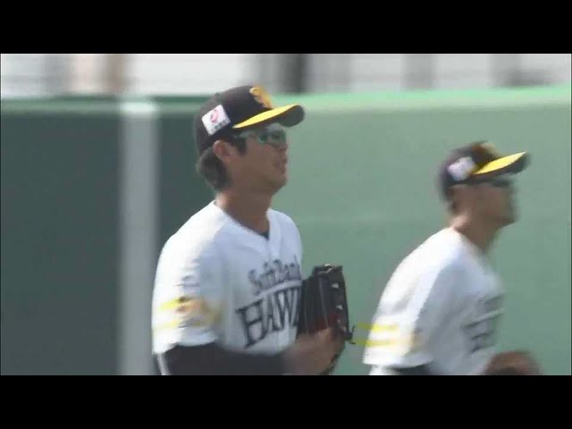 【春季教育リーグ】ホークス・川村友斗 勝ち越し許さず!! 見事なバックホームで得点を阻止!! 2022年3月10日 福岡ソフトバンクホークス 対 中日ドラゴンズ