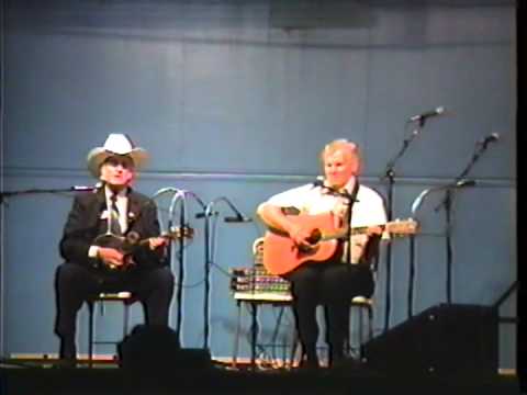 Very Rare Doc Watson & Bill Monroe Video - Watson Blues - 1990