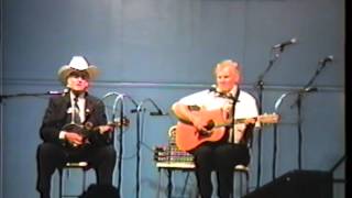 Very Rare Doc Watson & Bill Monroe Video - Watson Blues - 1990