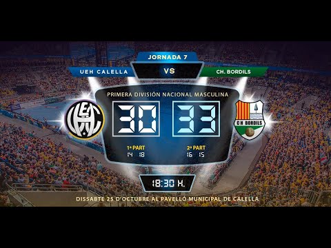 Handbol Sènior: UEH CALELLA vs CLUB HANDBOL BORDILS