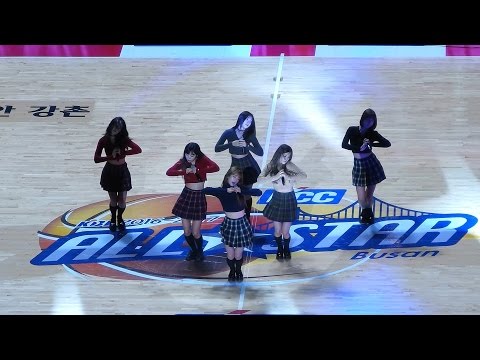 [4K]170122 에이핑크(Apink) 부산 프로농구 올스타전 전체 직캠(Full Version Fancam)