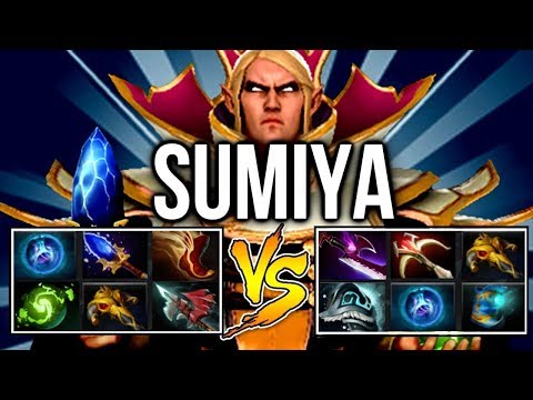 The Best Dota 2 Sumiya Invoker Epic Battle vs Miracle