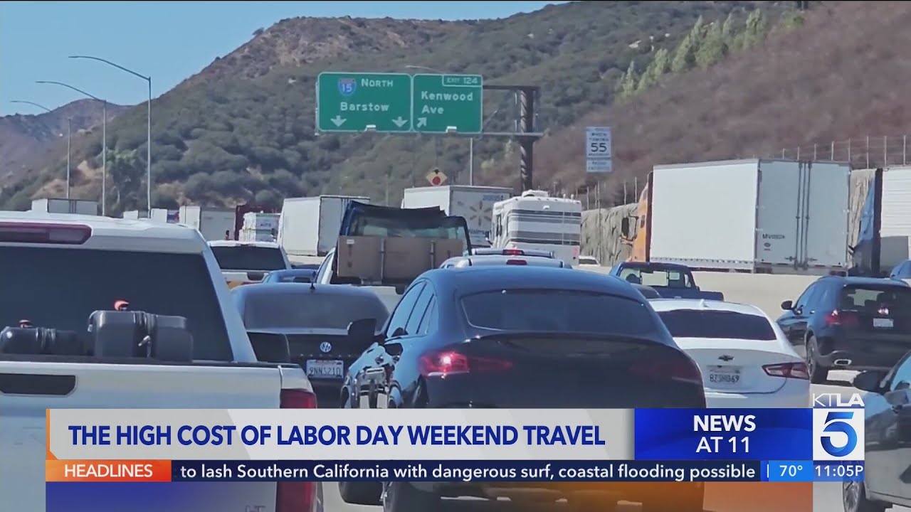 Video thumbnail for SoCal residents hit with high costs for Labor Day weekend travel