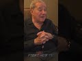 IVE NEVER MET DANA! - BOB ARUM ARUM TALKS BEEF WITH DANA WHITE; SAYS HES WILLING TO WORK WITH HIM
