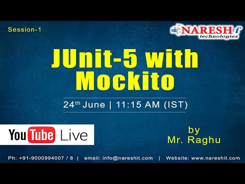 JUnit-5 with Mockito session-1 | by Mr. Raghu