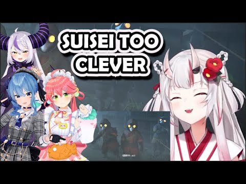 [Nakiri Ayame] When Ayame Can't Stop Laughing With Suisei Miko & Laplus [MIMESIS]