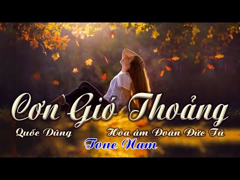 karaoke Cơn Gió Thoảng_ Sáng tác Quốc Dũng_ Giọng Nam_ Hòa âm Đoàn Đức Tú