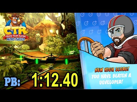 Jungle Boogie -  1:12.40 (PB) Time Trial | Crash Team Racing (CTR: NF)