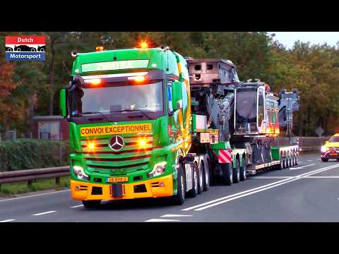 Big Trucks leaving Special Transport Truckshow!