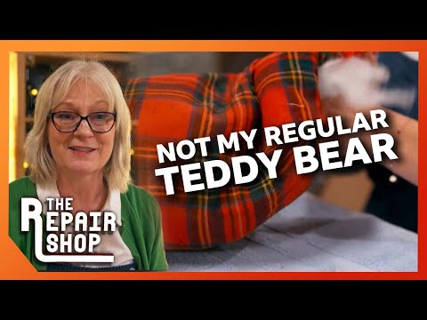 Repairing Tartan on Authentic Scottish Bagpipes | The Repair Shop