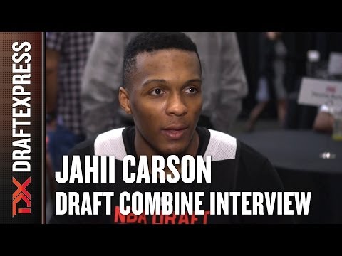 Jahii Carson Draft Combine Interview