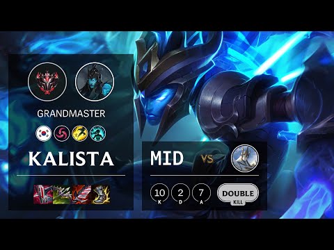 Kalista Mid vs Galio - KR Grandmaster Patch 11.3