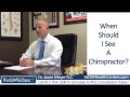 When Should I See A Chiropractor I Dr Jason Meyer ...