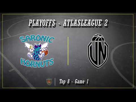 Atlasbasket Playoffs League 2 - Top8 Game 1 - SARONIC HORNUTS vs UNBROKEN 51-48