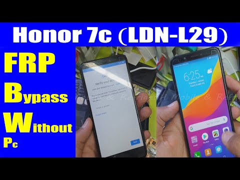Honor 7c (LDN-L29) FRP Bypass Calendar Method | Talkback Not Working Without PC | Urdu Hindi
