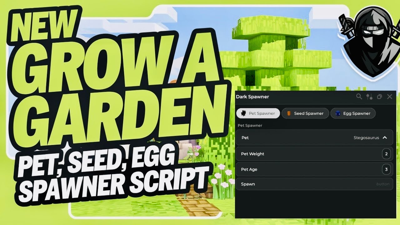 Dark Spawner Script Working! 🔥 Grow A Garden Script Tutorial