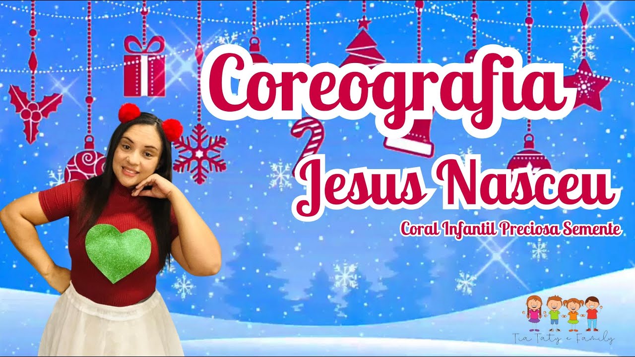 COREOGRAFIA JESUS NASCEU | CORAL INFANTIL PRECIOSA SEMENTE.#nascimentodejesus #natal2023
