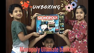 How to play monopoly ultimate banking\unboxing monopoly Ultimate Banking