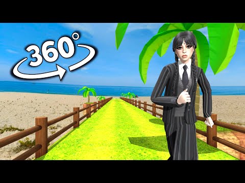 Wednesday Addams 360 Chase You In VR | 360 video