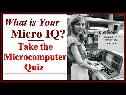 Take the Microcomputer History Quiz. Intermediate Level. (PC History Trivia Test, just for fun)