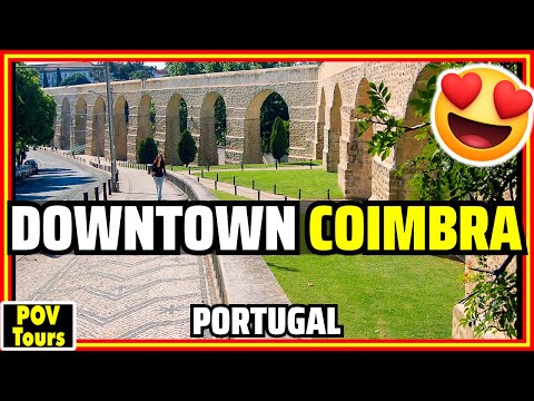 Exploring the Charming Downtown Coimbra, Portugal! [4K]