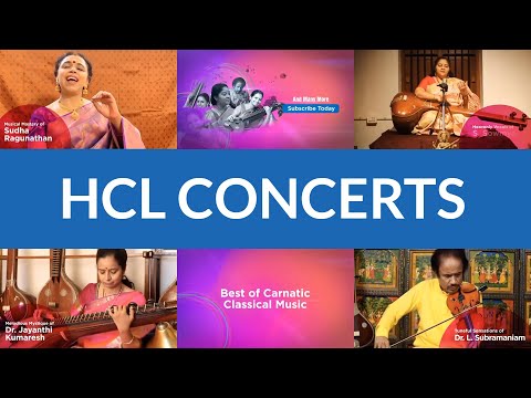 Best of Carnatic Vocals | Only on HCL Music and HCL Concerts
