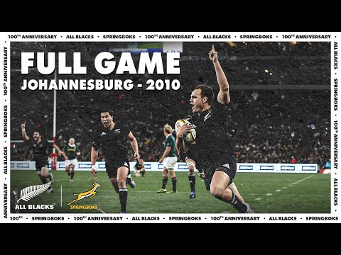 FULL GAME: All Blacks v South Africa (2010 - Johannesburg)