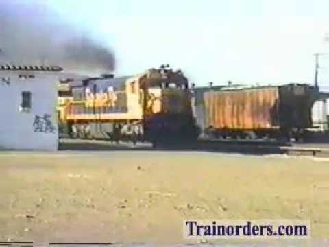 Classic Railroad Series 455 - Santa Fe EB at Colton March 28, 1988