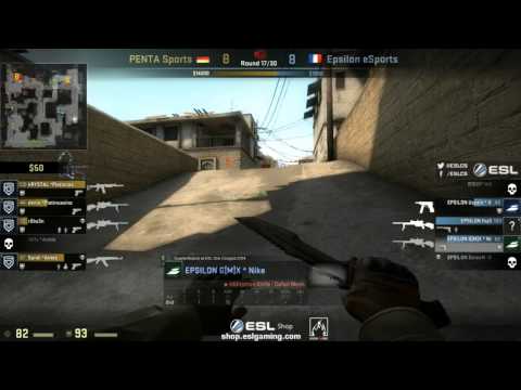 CS:GO: Epsilon vs Penta | Dust 2 | ESL Pro League Winter 2014/15 | English