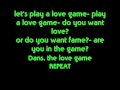 Lady GaGa LOVE GAME karaoke 