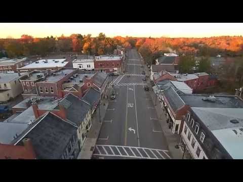 Main Street Concord Mass Aerial