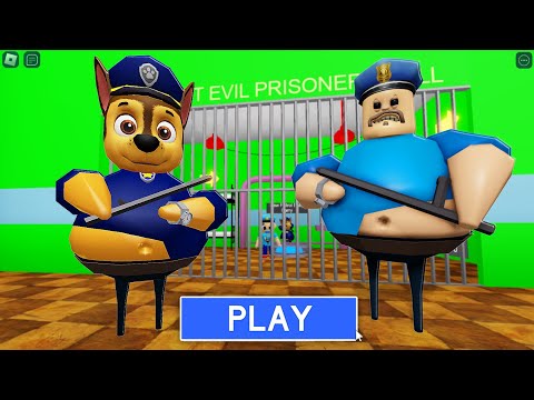 PAW Patrol BARRY Walkthrough Full GAMEPLAY #roblox #ScaryObby