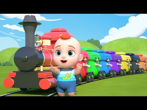 Brinque com o trem das cores | Leo em Português - Canções Infantis