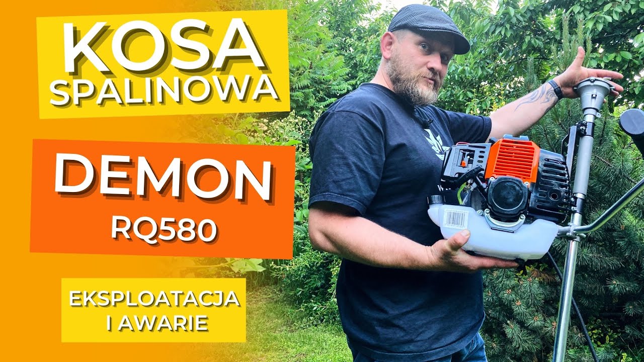 KOSA SPALINOWA NIE ODPALA - typowe awarie i naprawy - DEMON RQ580