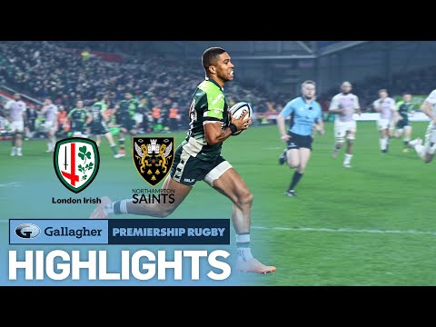 London Irish v Northampton - HIGHLIGHTS | Ben Loader Shines! | Gallagher Premiership 2022/23