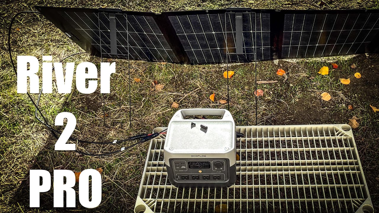 EcoFlow River 2 Pro Power Station Unboxing + Solar Charge Test
