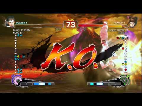 SSF4 - Sakura Vs Kiissesxz-2flyy (Juri) [HD]