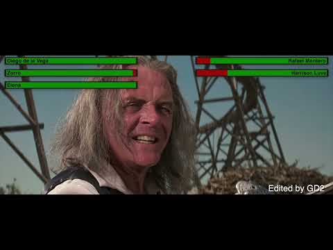 Zorro & Diego de la Vega vs. Rafael Montero & Harrison Love with healthbars